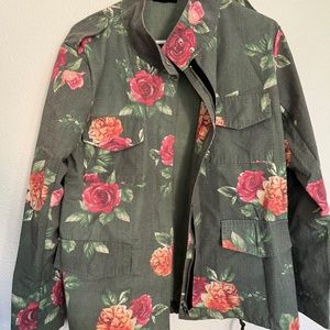 Vici Floral Camo Style Jacket